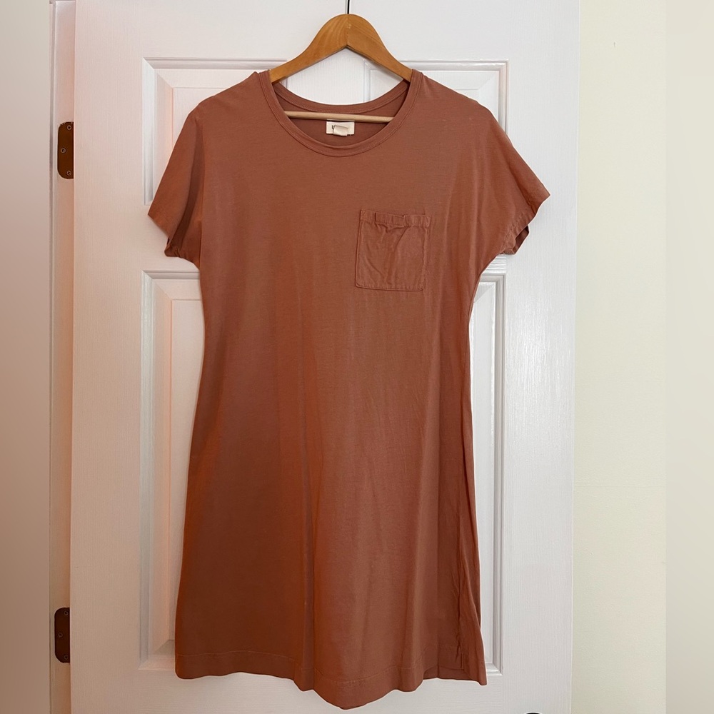 UpWest Tan T-Shirt Dress